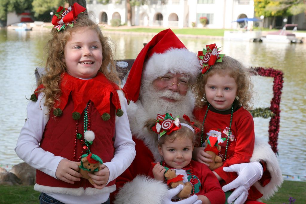 Santa at Christmas Island 2013