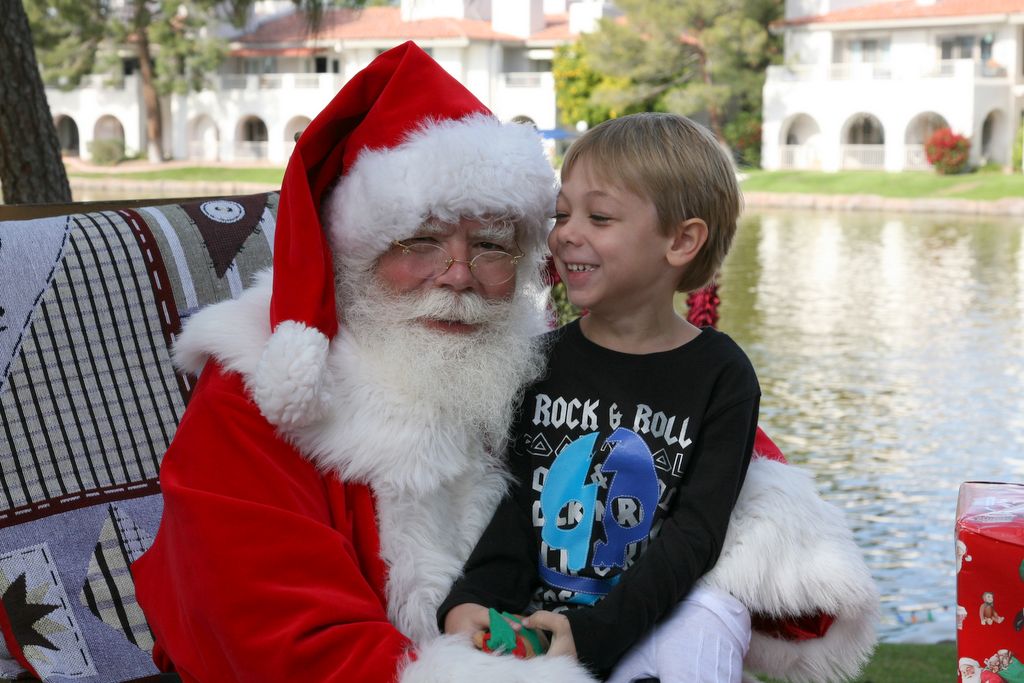 Santa at Christmas Island 2013