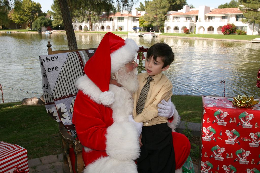 Santa at Christmas Island 2013