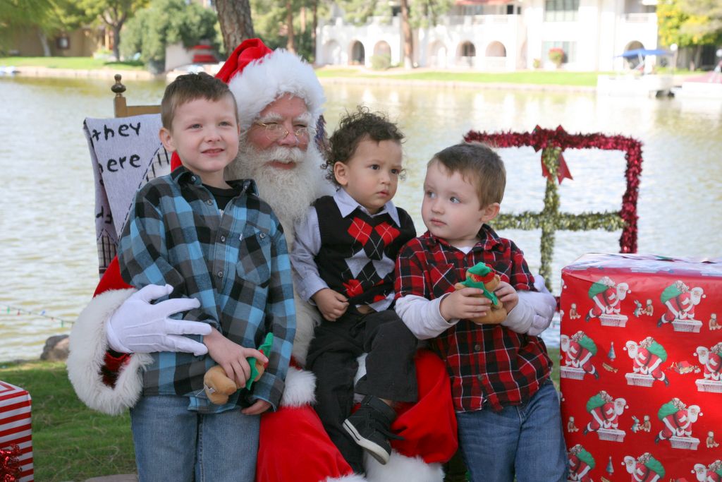 Santa at Christmas Island 2013