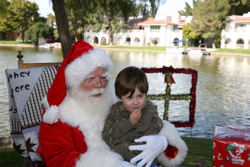 Santa at Christmas Island 2013