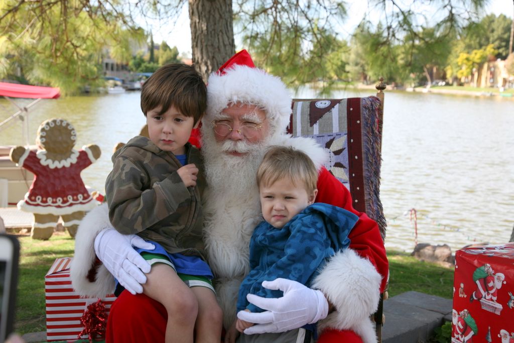 Santa at Christmas Island 2013