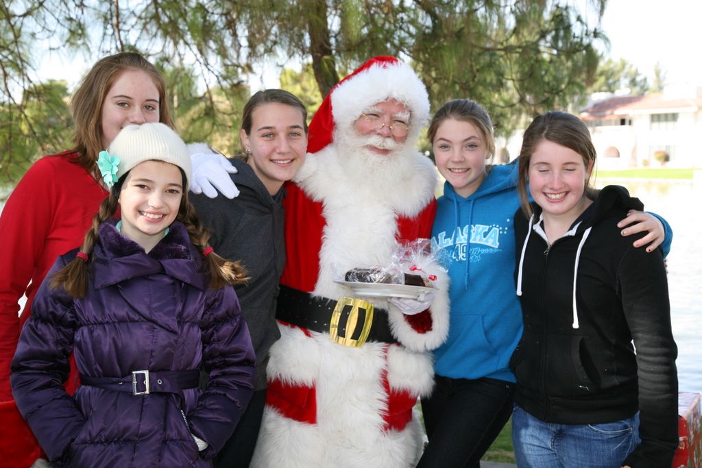 Santa at Christmas Island 2013