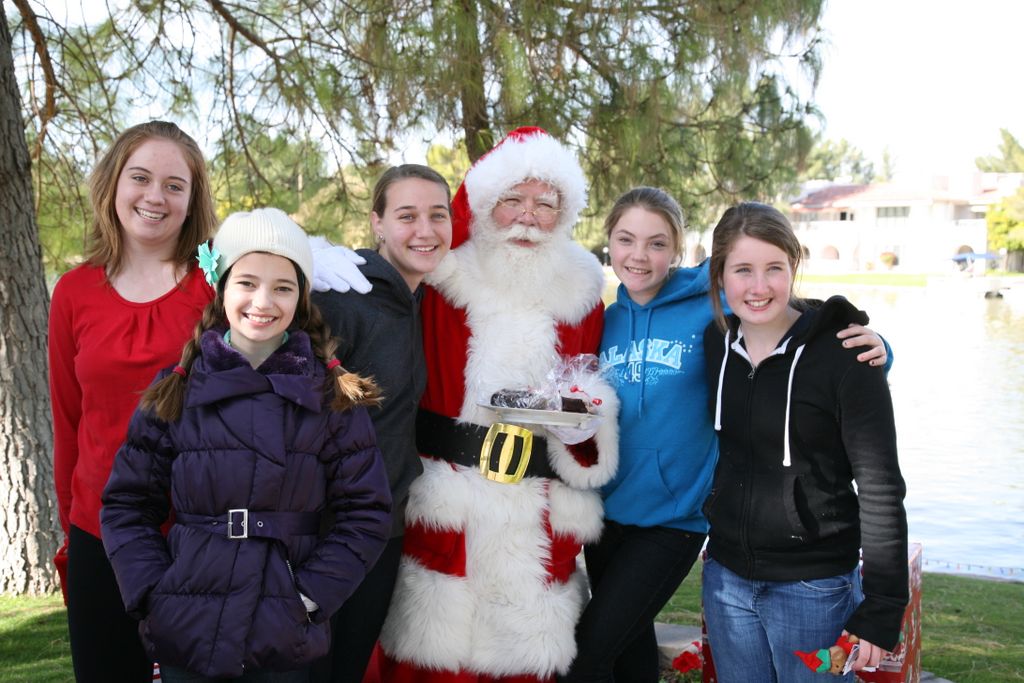 Santa at Christmas Island 2013