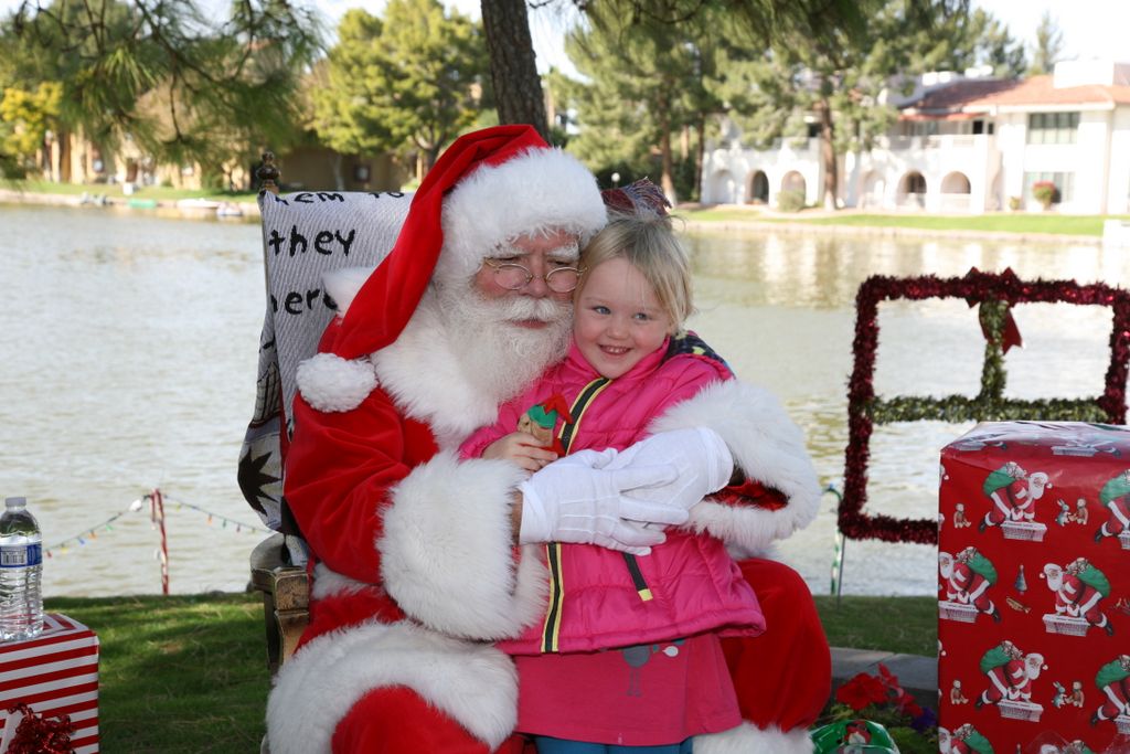 Santa at Christmas Island 2013