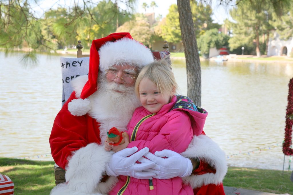 Santa at Christmas Island 2013