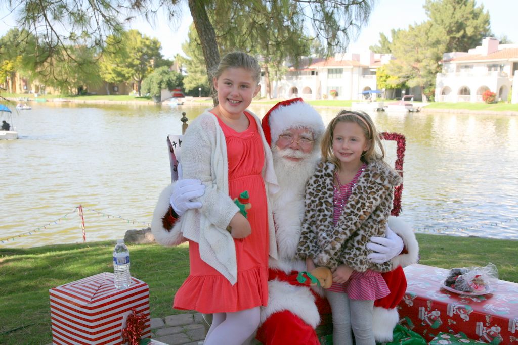 Santa at Christmas Island 2013