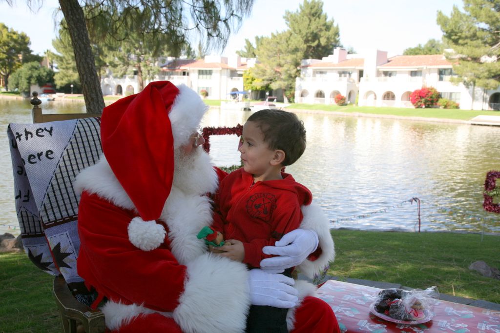 Santa at Christmas Island 2013