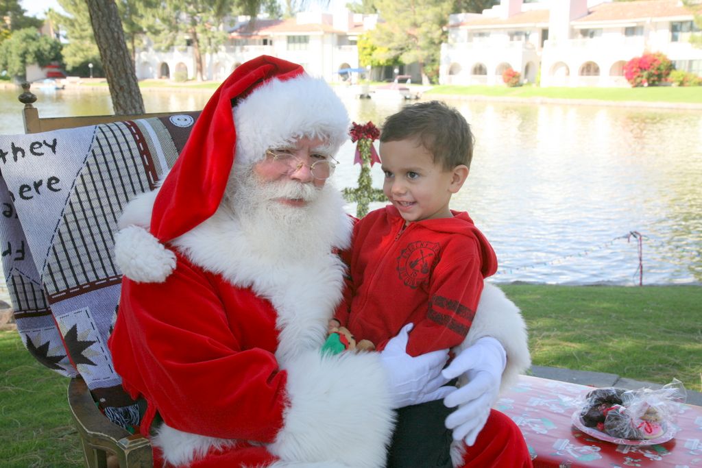 Santa at Christmas Island 2013