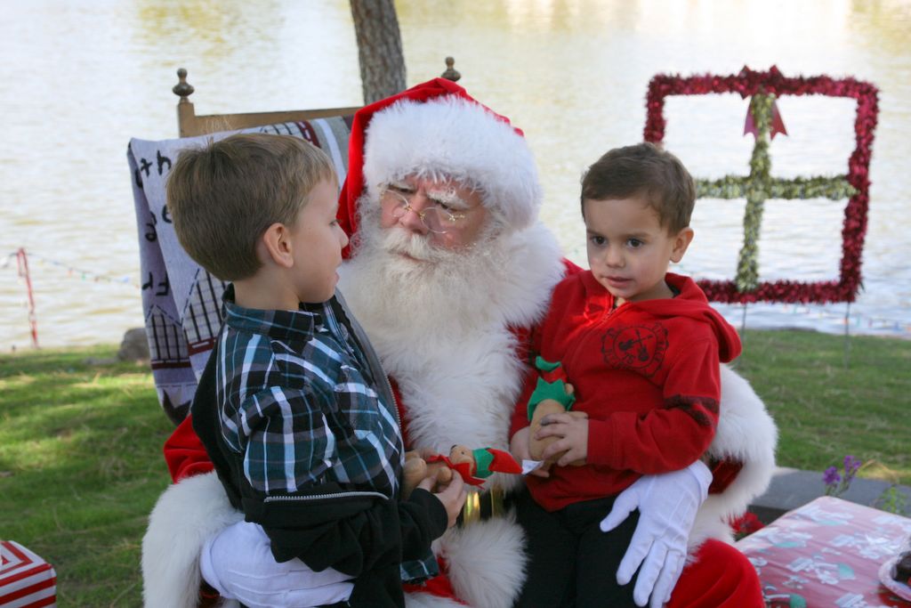 Santa at Christmas Island 2013