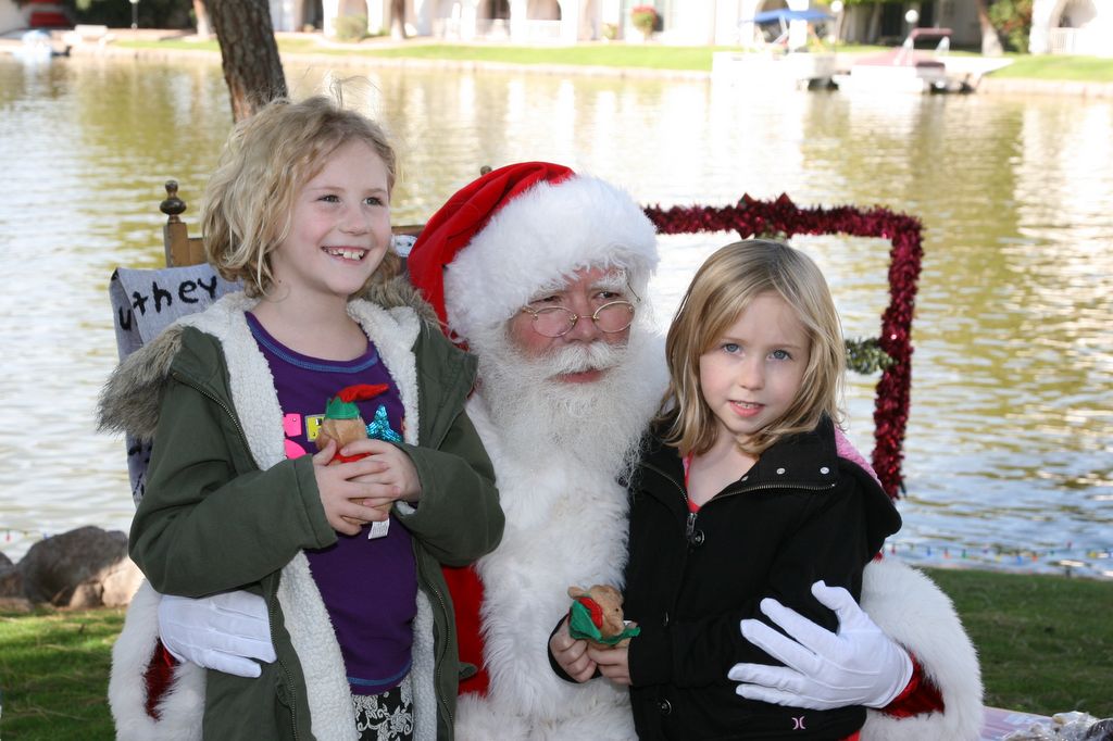 Santa at Christmas Island 2013