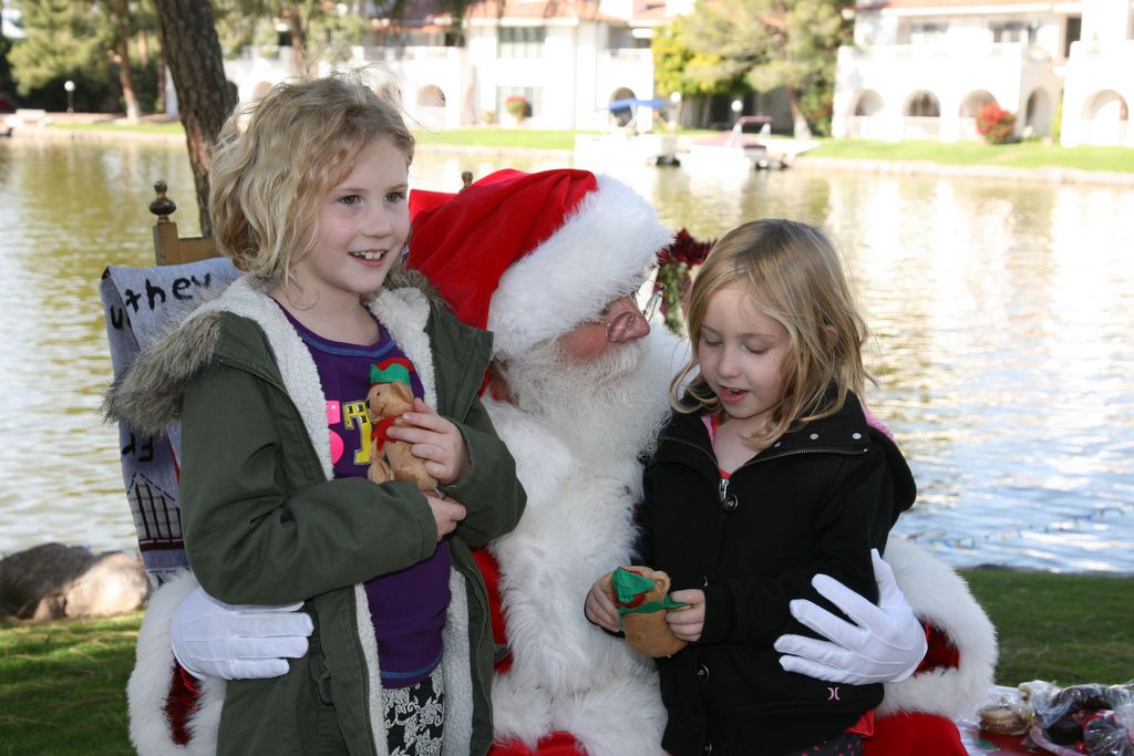 Santa at Christmas Island 2013