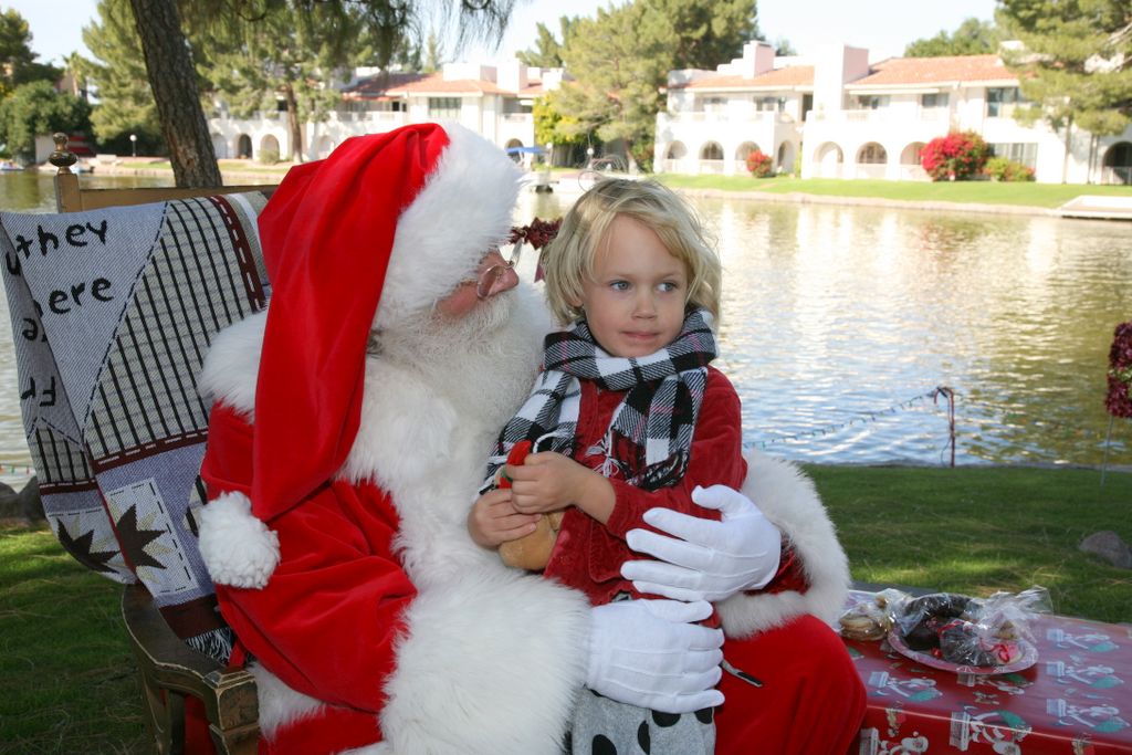 Santa at Christmas Island 2013