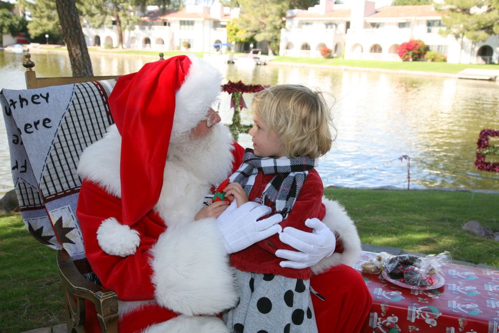 Santa at Christmas Island 2013