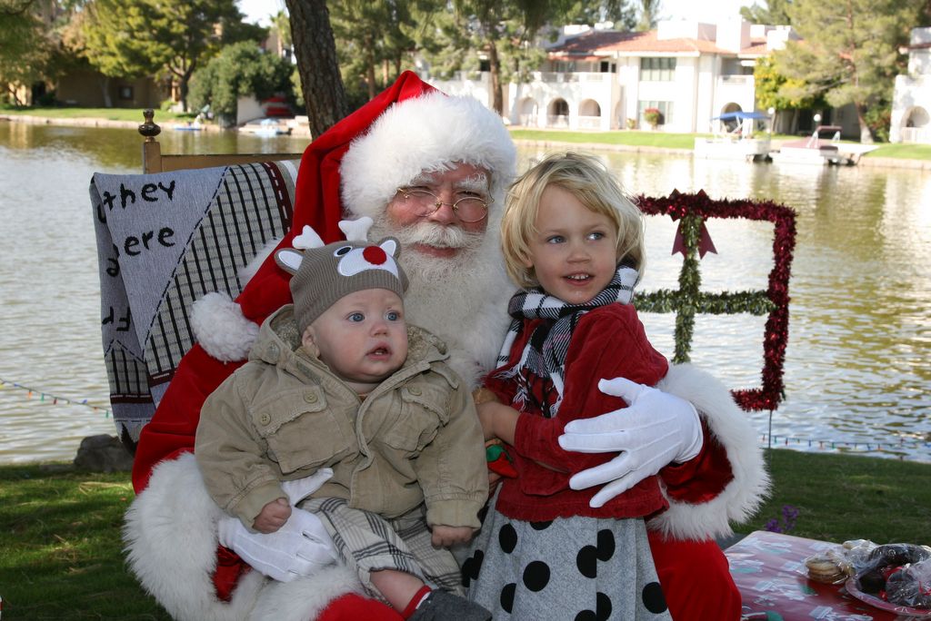 Santa at Christmas Island 2013