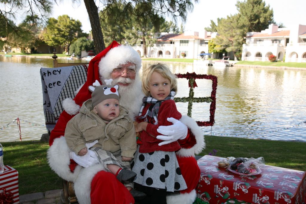 Santa at Christmas Island 2013