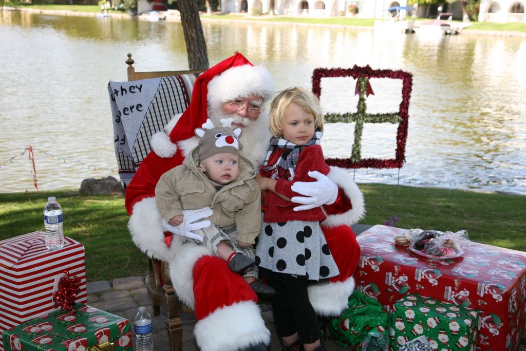 Santa at Christmas Island 2013