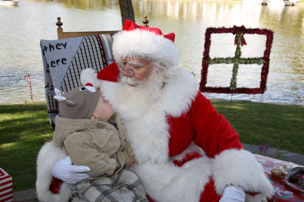 Santa at Christmas Island 2013