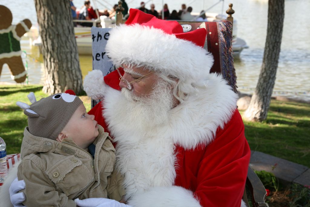 Santa at Christmas Island 2013