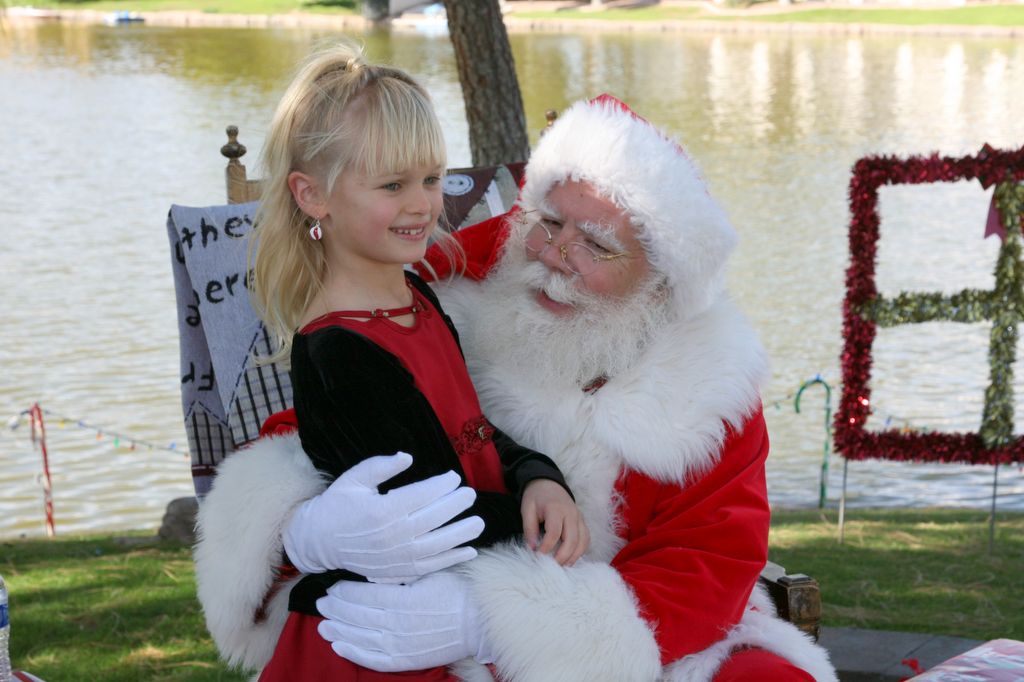 Santa at Christmas Island 2013