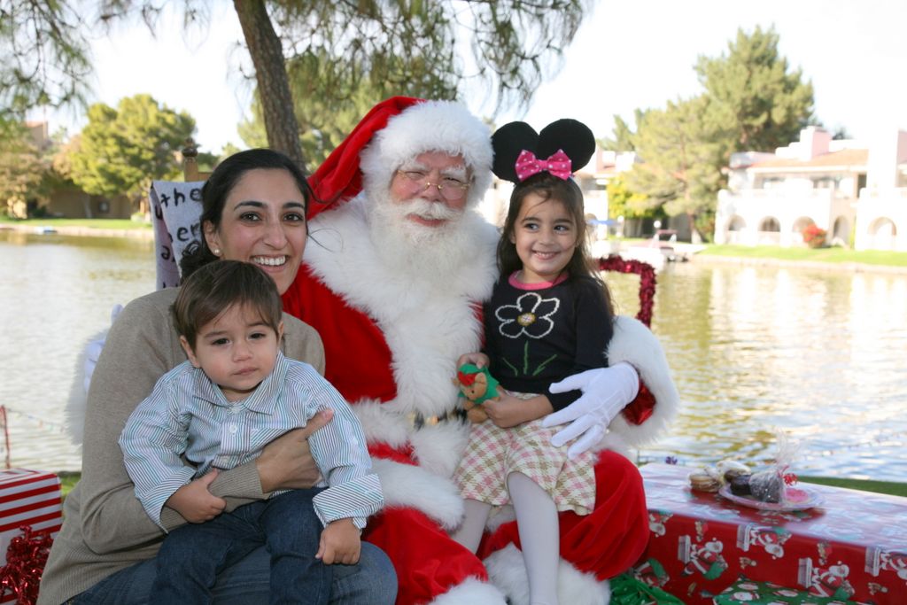 Santa at Christmas Island 2013