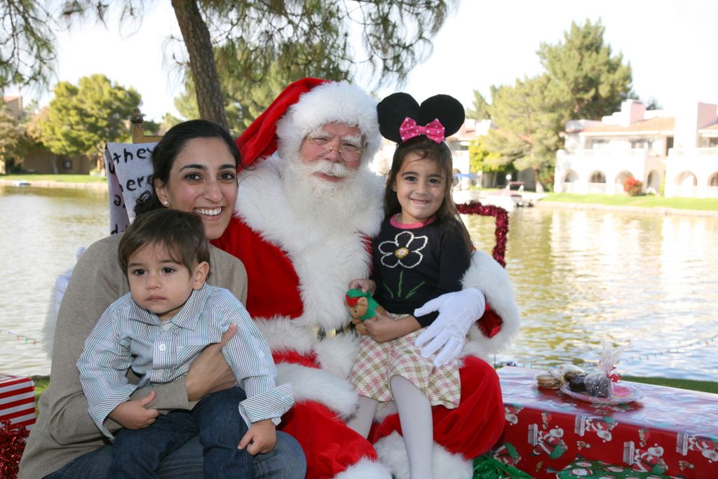 Santa at Christmas Island 2013