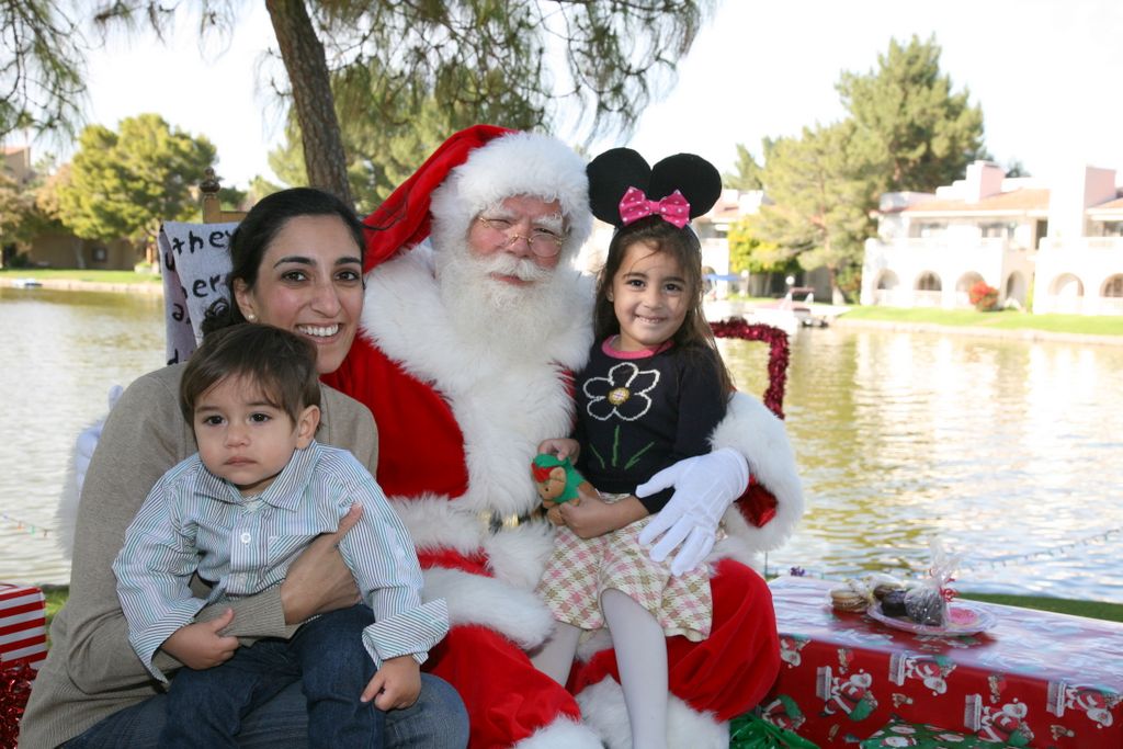 Santa at Christmas Island 2013