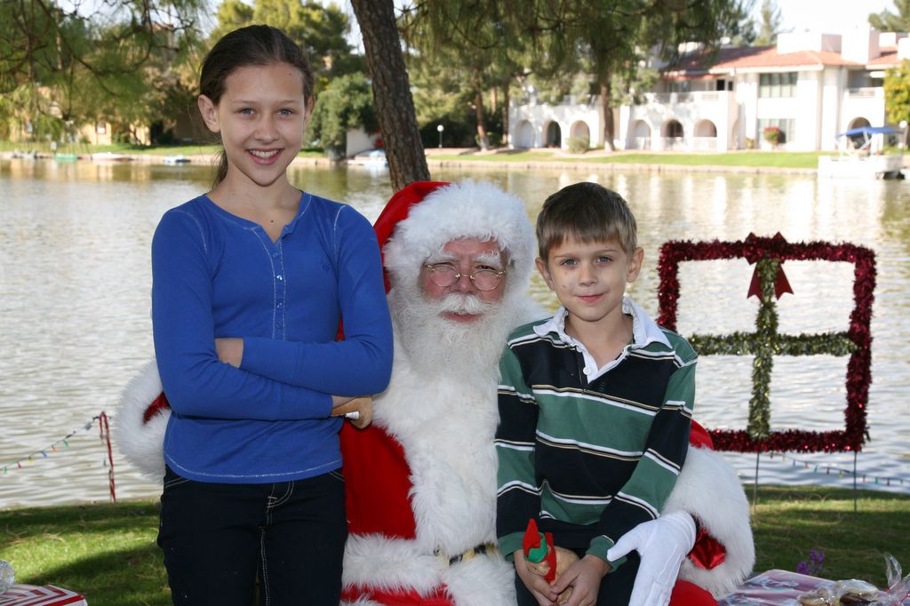 Santa at Christmas Island 2013