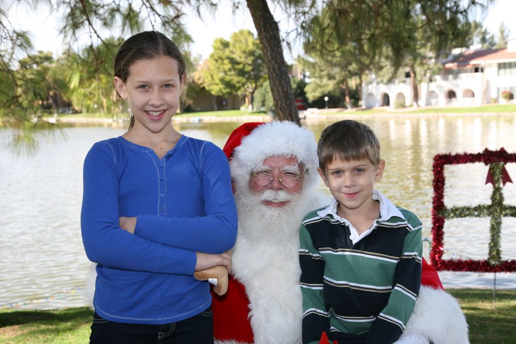 Santa at Christmas Island 2013