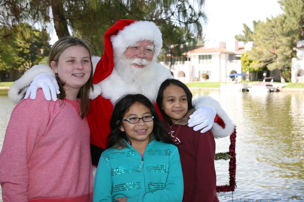 Santa at Christmas Island 2013