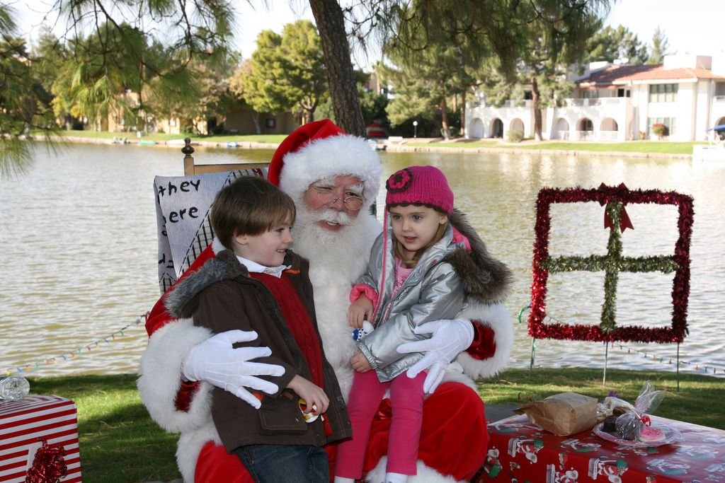 Santa at Christmas Island 2013