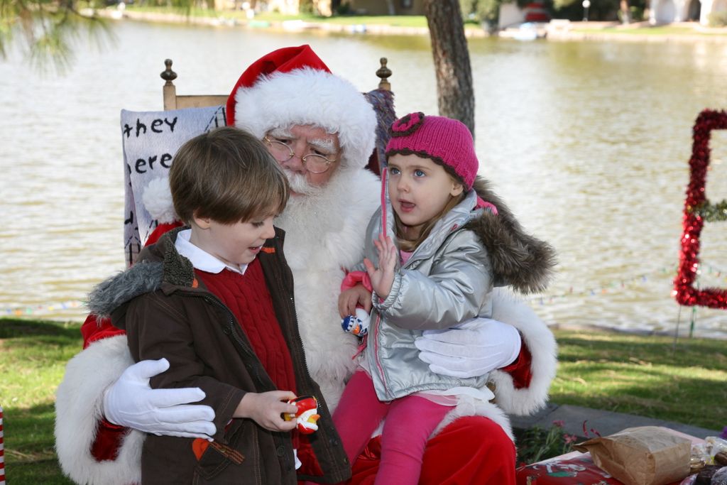 Santa at Christmas Island 2013