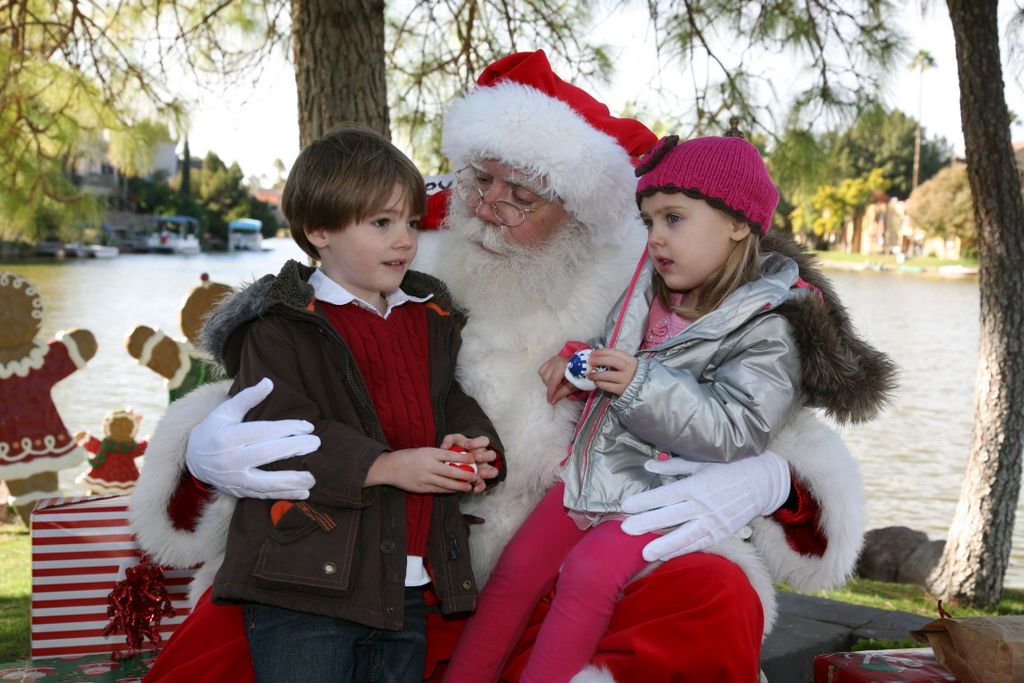 Santa at Christmas Island 2013