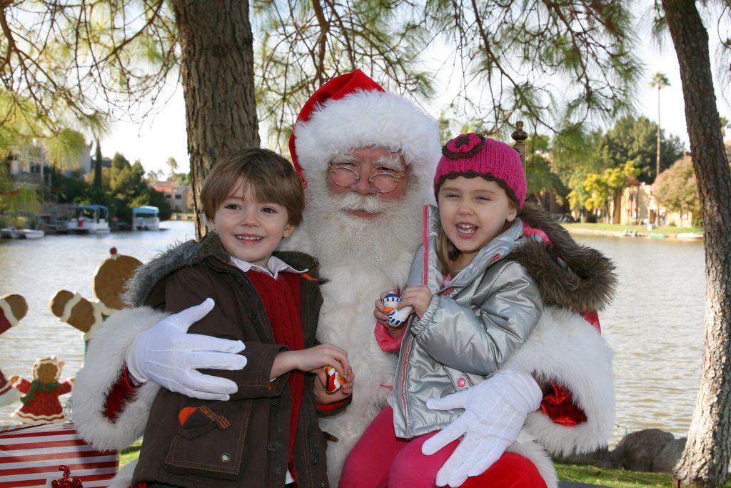 Santa at Christmas Island 2013