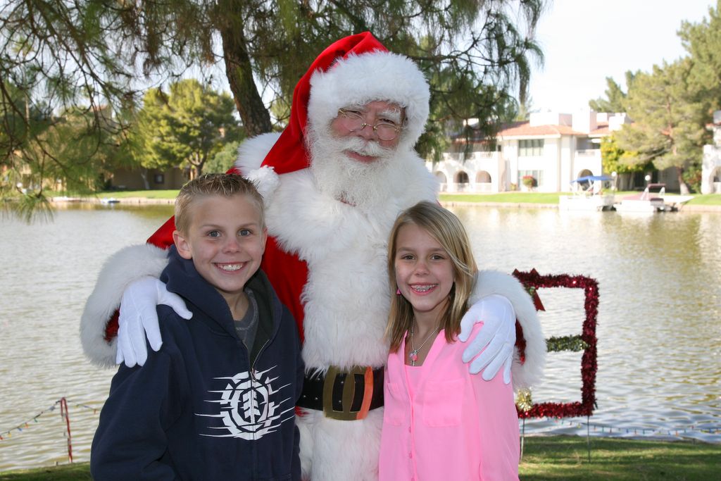 Santa at Christmas Island 2013