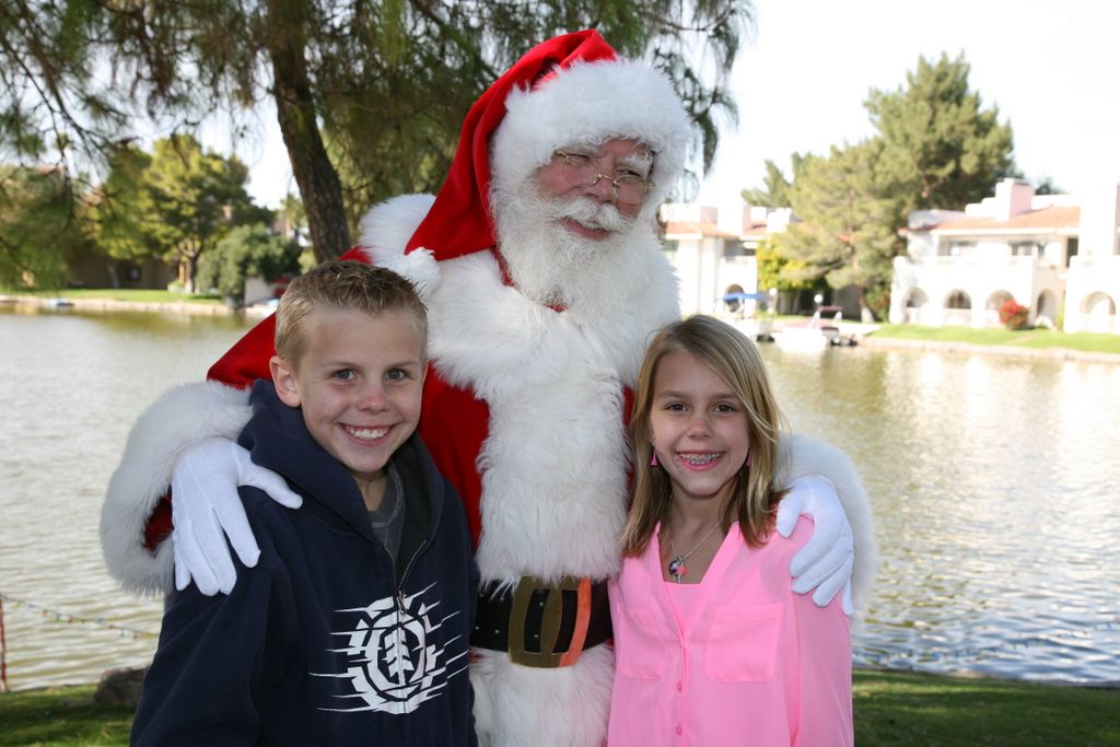 Santa at Christmas Island 2013