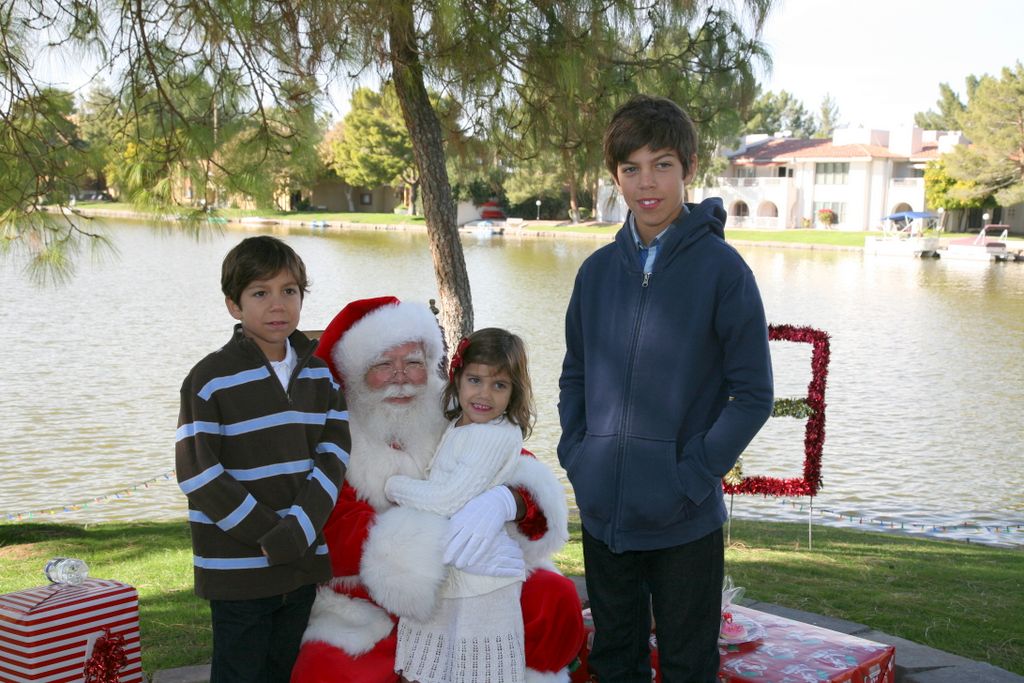 Santa at Christmas Island 2013