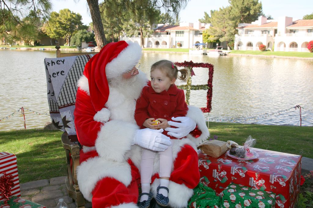 Santa at Christmas Island 2013