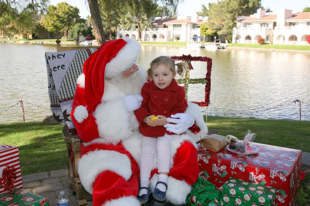 Santa at Christmas Island 2013