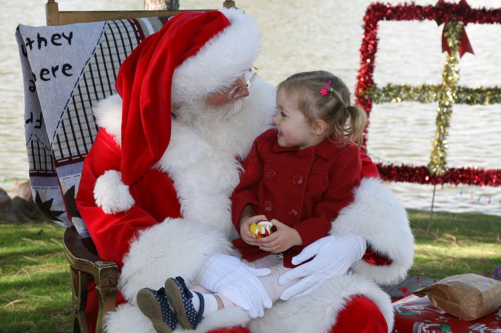 Santa at Christmas Island 2013