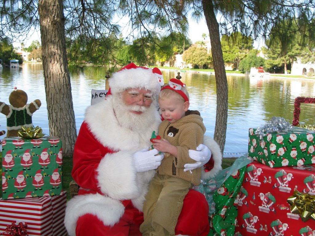 Santa at Christmas Island 2013