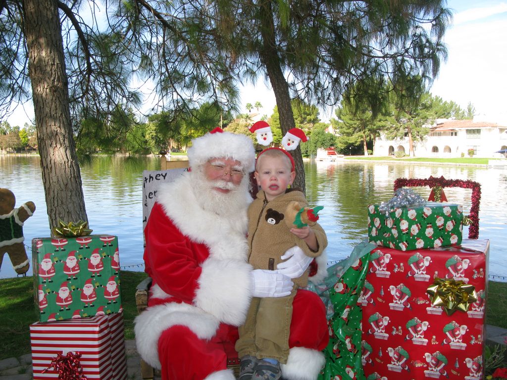 Santa at Christmas Island 2013