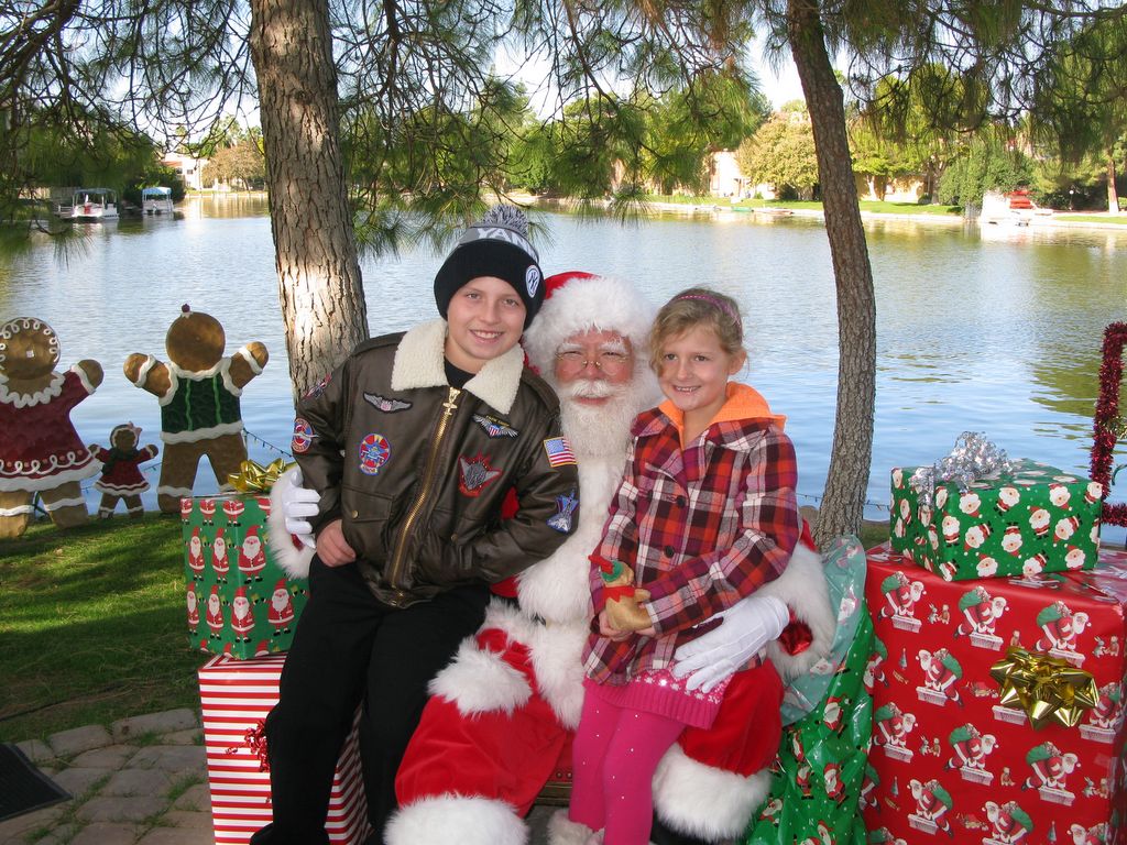 Santa at Christmas Island 2013