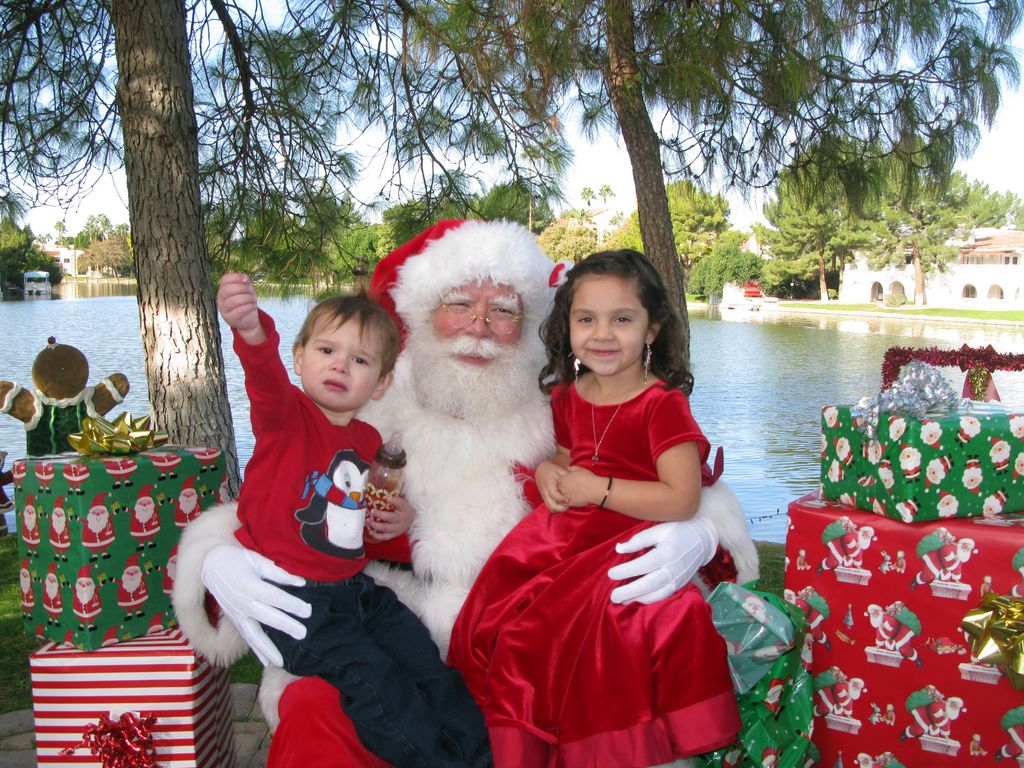 Santa at Christmas Island 2013