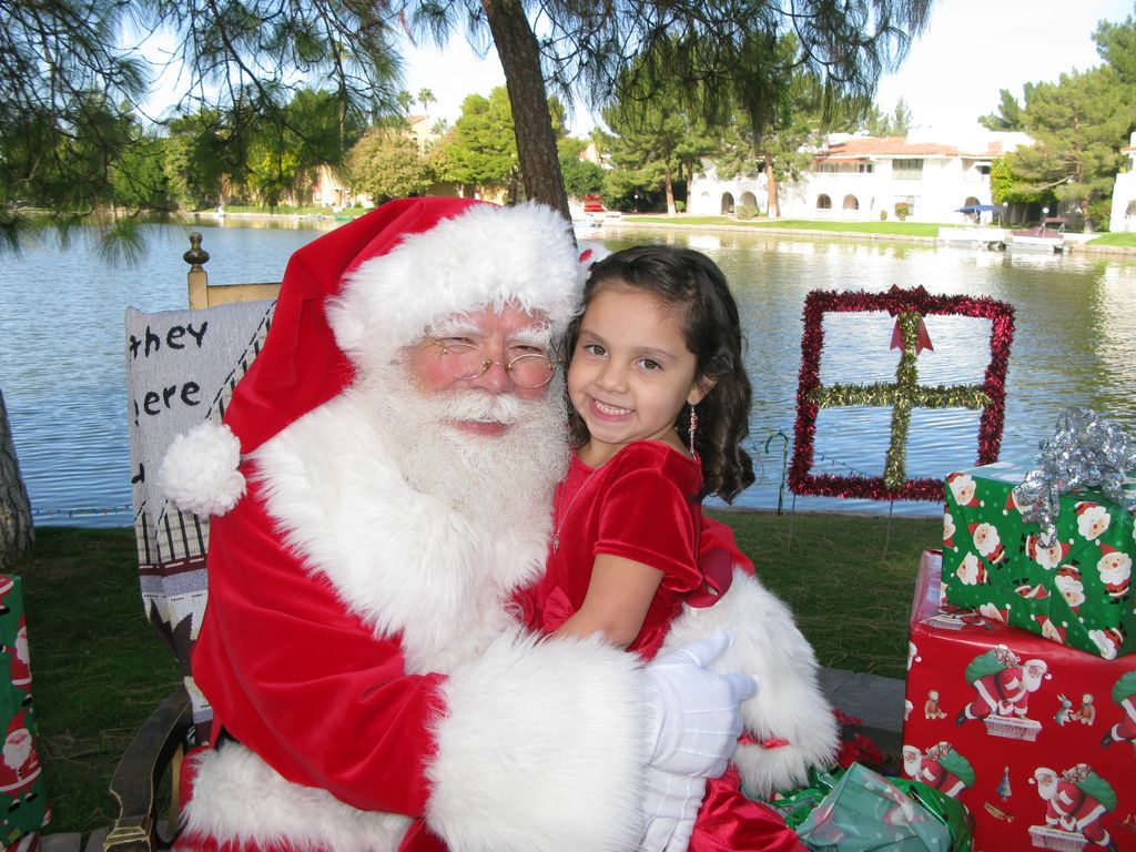 Santa at Christmas Island 2013