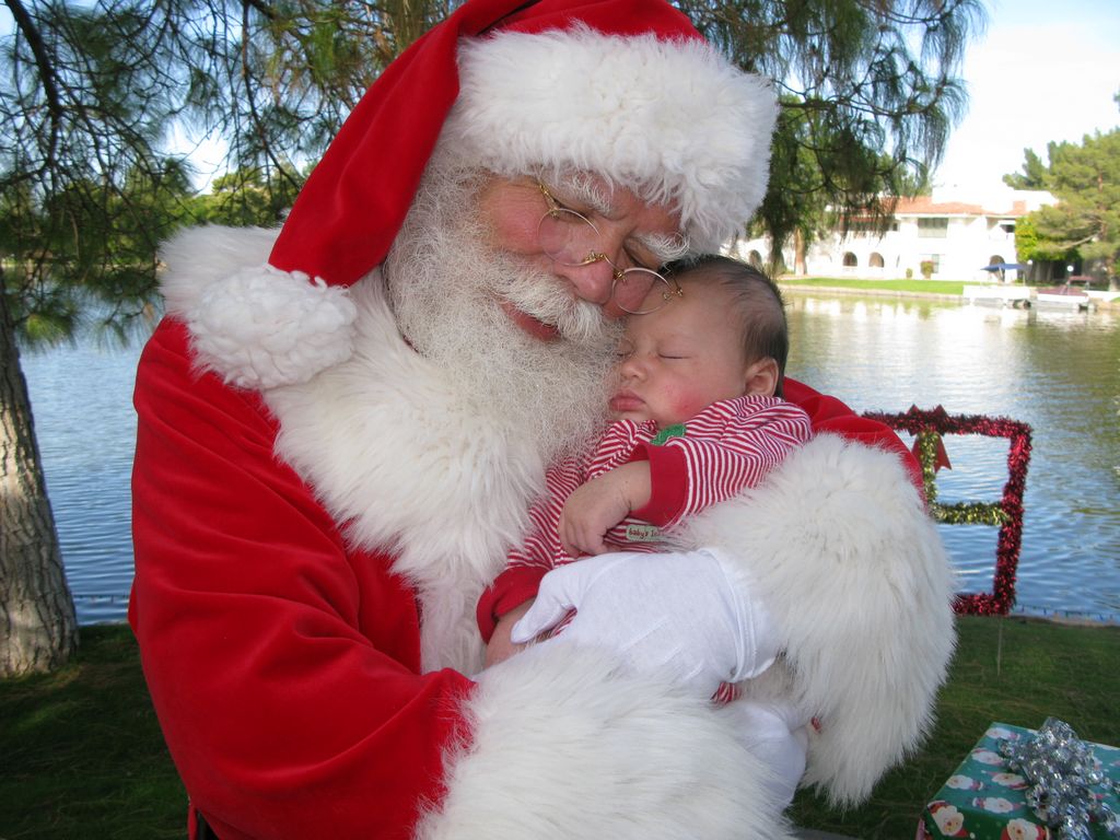 Santa at Christmas Island 2013