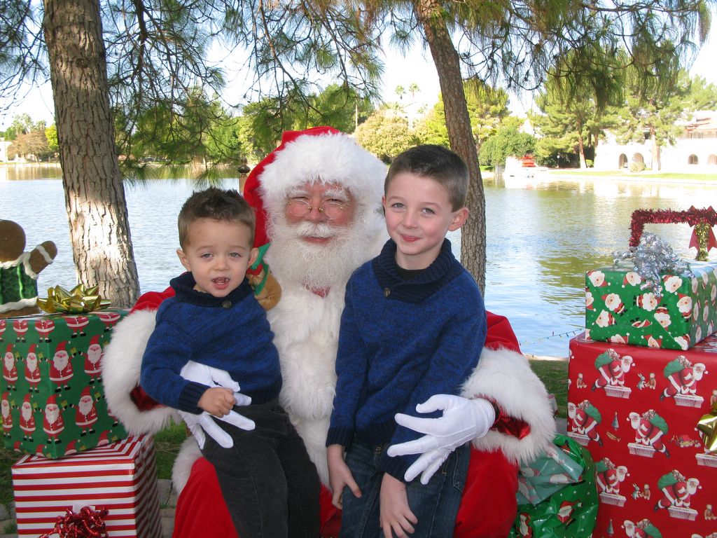 Santa at Christmas Island 2013