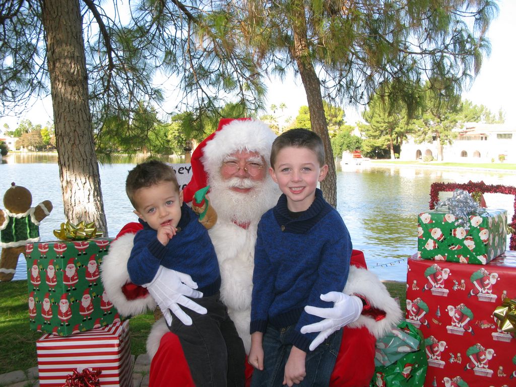 Santa at Christmas Island 2013