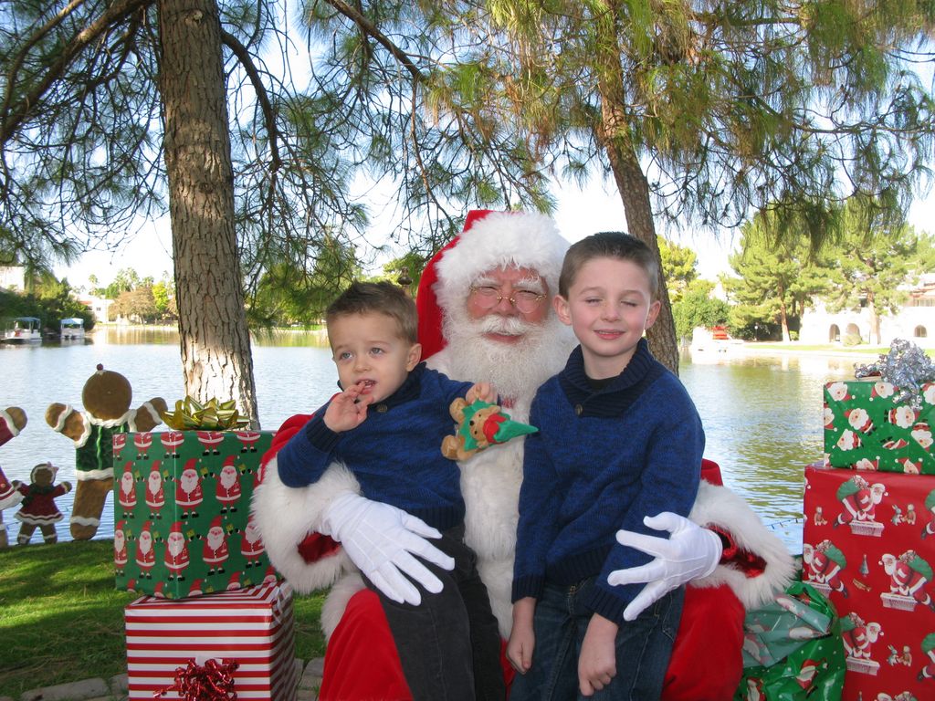 Santa at Christmas Island 2013