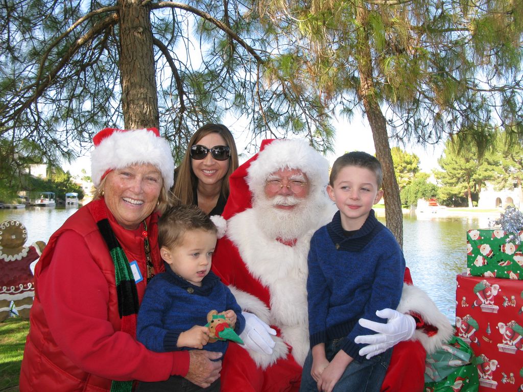 Santa at Christmas Island 2013